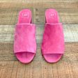 Gap Pink Suede Like Block Mules- Size 8 (See Notes) Discount