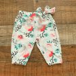 Miniville Green Onesie with Matching Floral Printed Pants- Size 0-3M (sold as a set) For Cheap