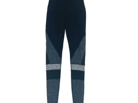 Alo Heathered Blue, Grey, and Black Striped Leggings- Size XS (Inseam 27 ) Supply