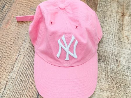 47 Brand New York Yankees Pink Logo Baseball Cap With Adjustable Back (See Notes) Supply