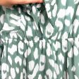 By Together Green Animal Print Front Tie Dress NWT- Size S Online now