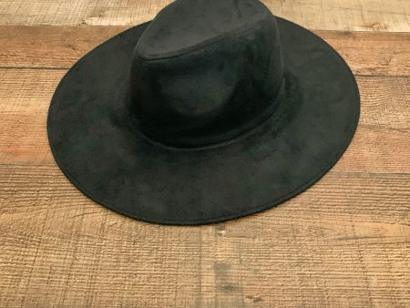 Shop the Mint Black Suede Like Wide Brim Hat NWT Supply