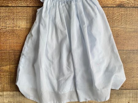 Petit Ami Blue Smocked Hand Embroidered Dress- Size 6M (see notes) Discount