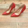 Steve Madden Red Patent Leather Heels- Size 7 (Great Condition) Supply