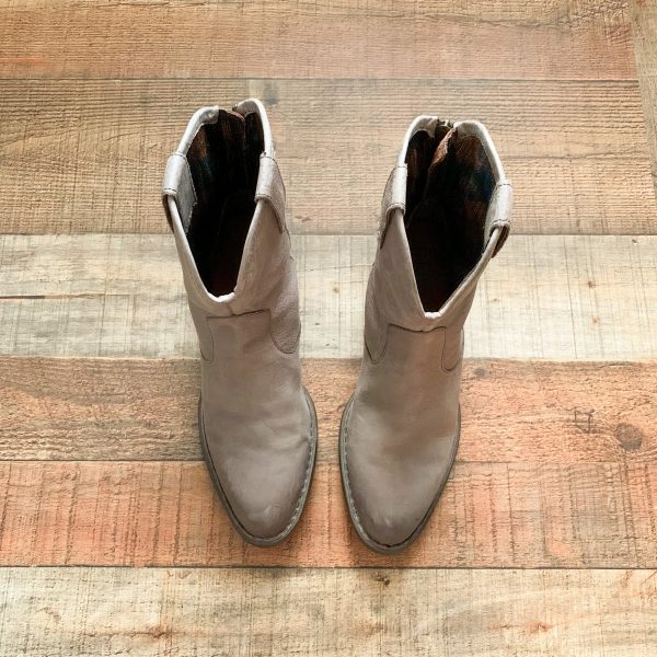 Born Grey Leather Boots- Size 7.5 (see notes) Online