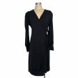 Lark & Ro Black Wrap Dress NWT- Size L Hot on Sale