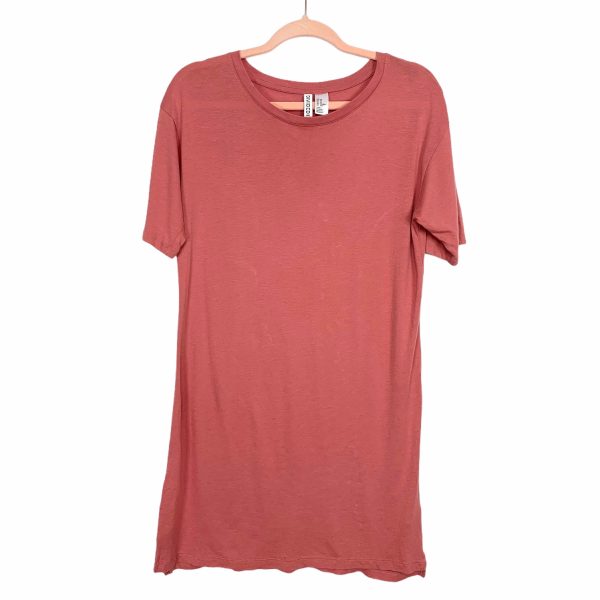 Divided Peach T-Shirt Dress- Size XS Online now