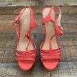 Bella Marie Pink Suede Rhinestone Platform Stilettos- Size 8.5 (LIKE NEW) Hot on Sale