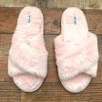 Splendid Light Pink Fluffy Slippers- Size M L(Brand New Condition) Online