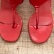 Prada Red Heel Sandals- Size 38.5 (US 8.5) see notes Online Hot Sale