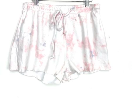 No Brand White Pink Purple Tie-Dye Drawstring Shorts- Size XL (we have matching top) Online Hot Sale