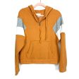 American Eagle Orange Grey White Quarter Zip Hoodie- Size S For Sale