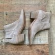 Sole Society Nude Suede Booties- Size 9 Discount