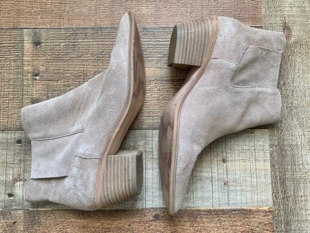 Sole Society Nude Suede Booties- Size 9 Discount