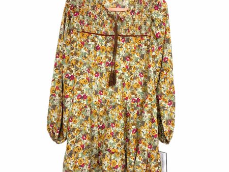 Goodnight Macaroon Kimberly Ruched Tassel Floral Dress NWT- Size S Fashion