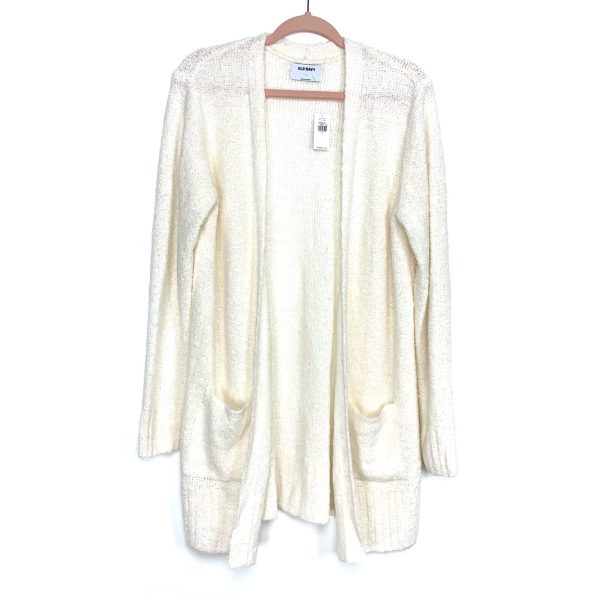 Old Navy Cream Knit Duster Cardigan NWT- Size L Discount