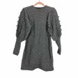 Fate Heather Grey Pom Pom Sleeve Dress NWT- Size S For Sale