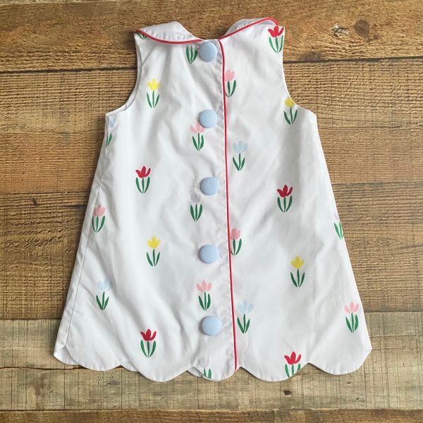 The Beaufort Bonnet Company White Tulip Dress- Size 18-24M Online Sale