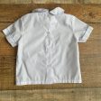 Sir John White Blue Trim Button BackShirt- Size 2T Hot on Sale