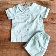 The Oaks Blue Green Short Set NWT- Size 3 Cheap