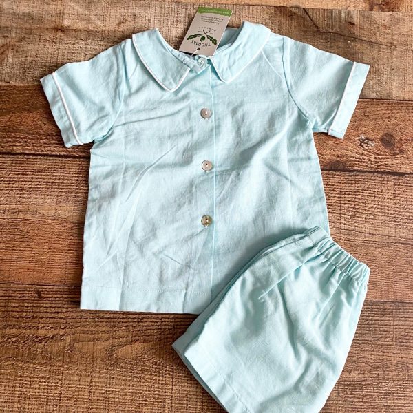 The Oaks Blue Green Short Set NWT- Size 3 Cheap