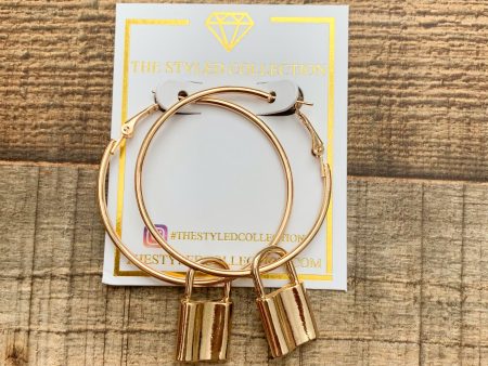 The Styled Collection Golden Lock Hoops Supply