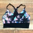 Fabletics Black Floral Print Back Mesh Padded Sports Bra- Size ~S M (we have matching leggings) on Sale