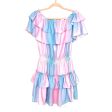 Buddy Love Cotton Candy Kiera Ruffled Off The Shoulder Mini Dress NWT- Size S For Sale