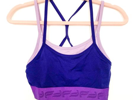 Fabletics Purple Seamless Sports Bra- Size L (sold out online) Hot on Sale