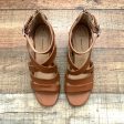 Time And Tru Cognac Chunky Heel Sandal- Size 9 (Great Condition) Discount