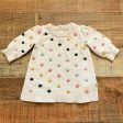 Baby Gap Tan Multicolor Pom Pom Sweater- Size 0-3M Fashion