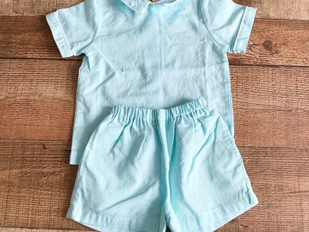 The Oaks Blue Green Short Set NWT- Size 3 Cheap