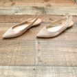 Dolce Vita Tan Abbie Suede Like Slingback Flats- Size 9 For Sale