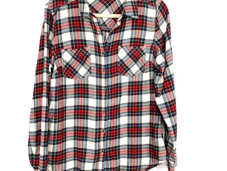 Maurices Plaid Button Up Top- Size M Supply