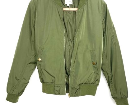 Love + Harmony Olive Puffer Jacket- Size S For Sale