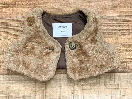 Old Navy Faux Fur Vest- Size 0-3M Discount