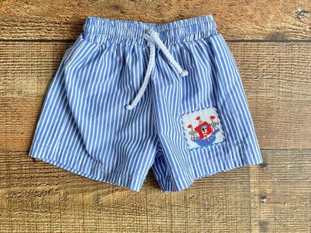 Anavini Blue Pirate Swim Shorts- Size 24M Online