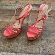 Bella Marie Pink Suede Rhinestone Platform Stilettos- Size 8.5 (LIKE NEW) Hot on Sale