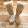 Bearpaw Tan Platform Faux Fur Boots- Size 9 (see notes) Online Hot Sale