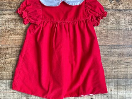 The Beaufort Bonnet Company Red Collared Cordaroy Dress- Size 2T For Discount