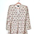 Aly Daly Cream Printed Long Sleeve Maxi Dress- Size S For Cheap