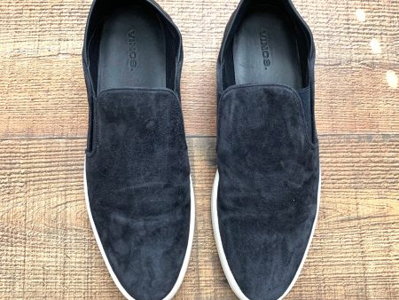 Vince Navy Blue Suede Like Slip On Shoe- Size 9 Supply