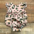 Show Me Your Mumu Mini Satin Animal Print Romper- Size 0-3M Online now