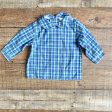 The Bailey Boys Green Plaid Collared Top- Size 12M Supply