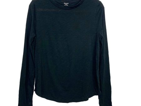 Madewell Black Long Sleeve Top- Size M (sold out online) Supply