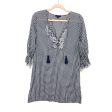 J Crew Navy Gingham Sheer Dress- Size XS Online Hot Sale