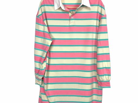 Shein Pastel Stripe Collar Shirt Dress- Size S (US 4) Sale