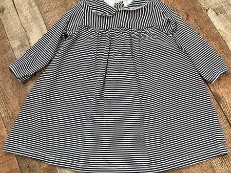 The Bailey Boys Navy and White Striped Dress- Size 2T Sale