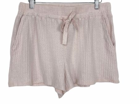 Gibson Light Pink Waffle Knit Lounge Shorts- Size M (We Have Matching Top!) Discount