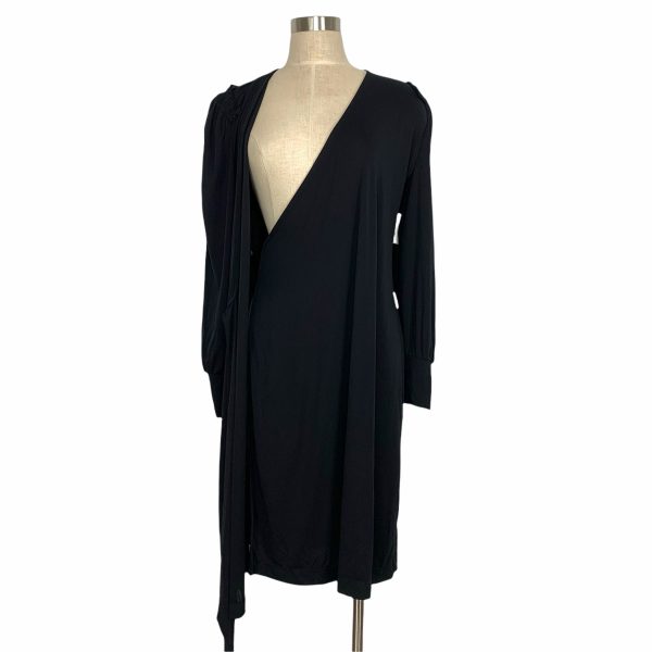 Lark & Ro Black Wrap Dress NWT- Size L Hot on Sale